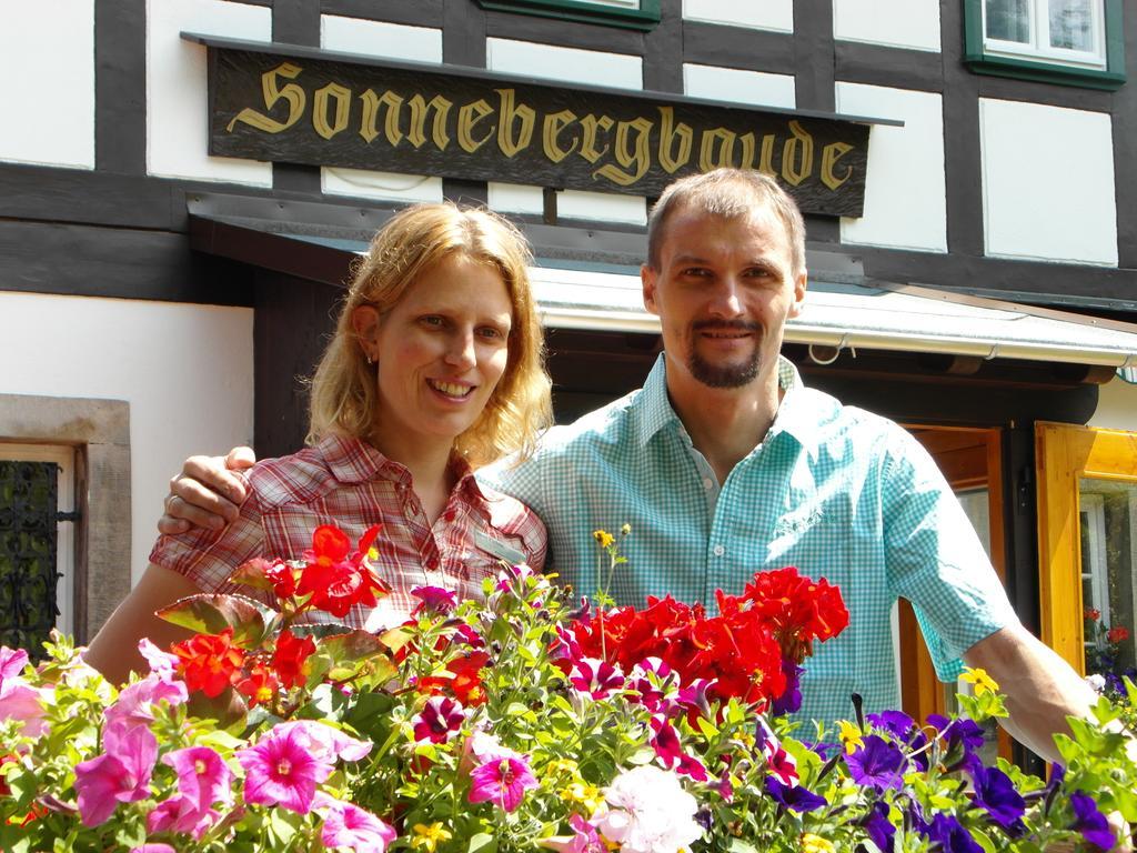 Wanderhotel Sonnebergbaude Waltersdorf  Exteriér fotografie